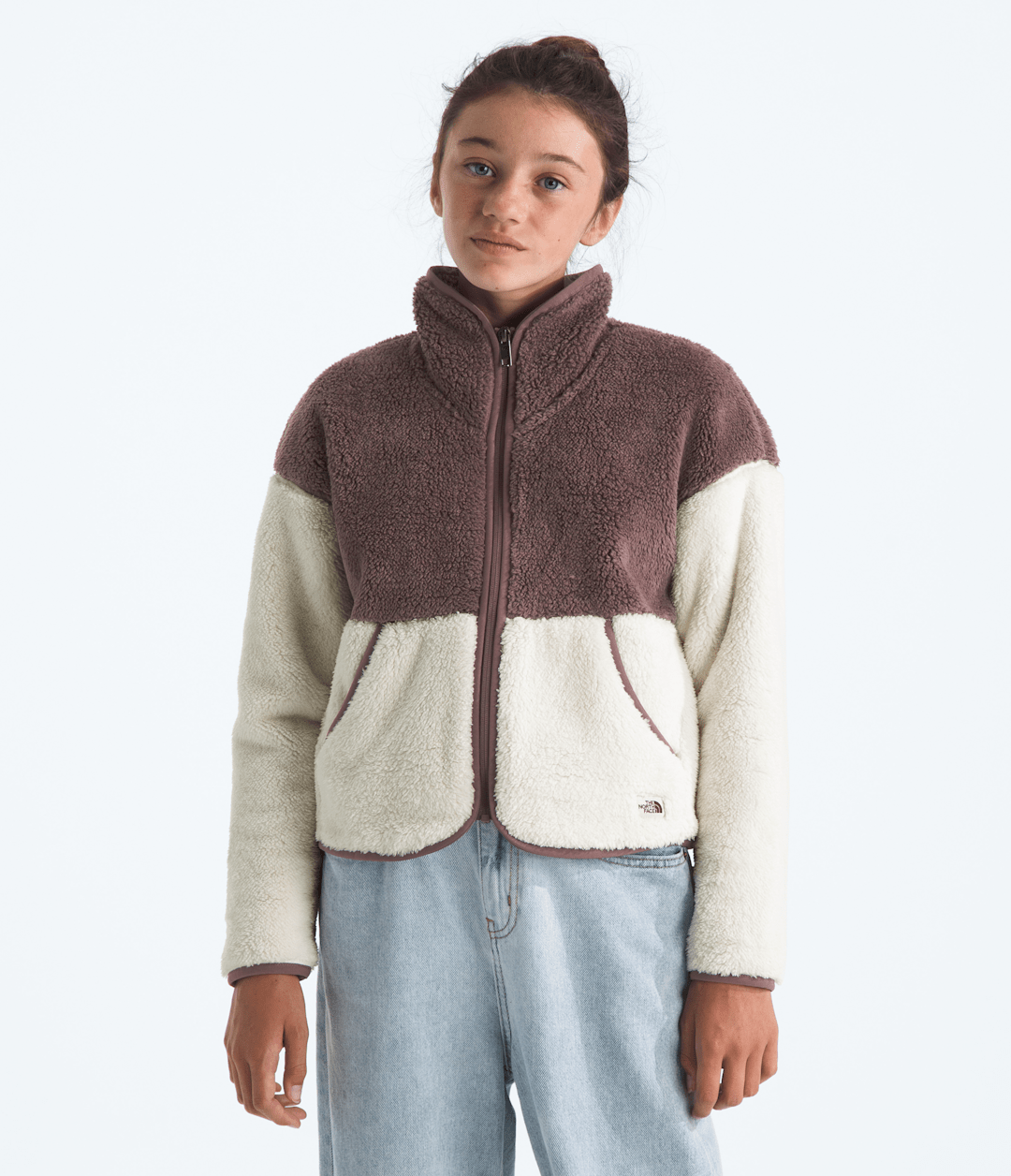 The North Face Girls’ Cabin Fleece Full-Zip Jacket