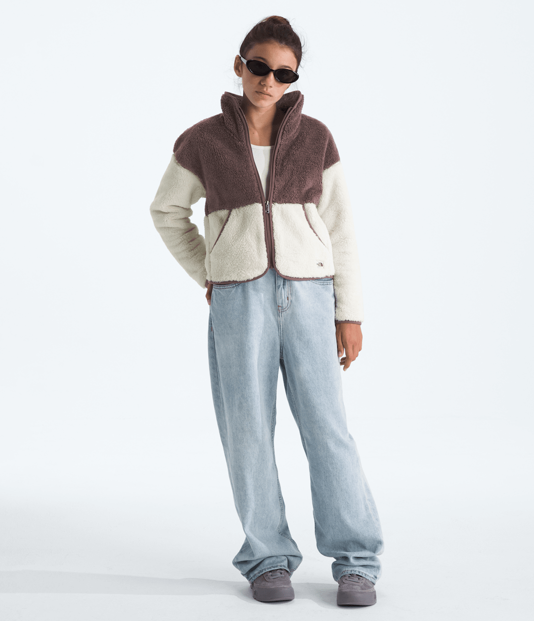 The North Face Girls’ Cabin Fleece Full-Zip Jacket