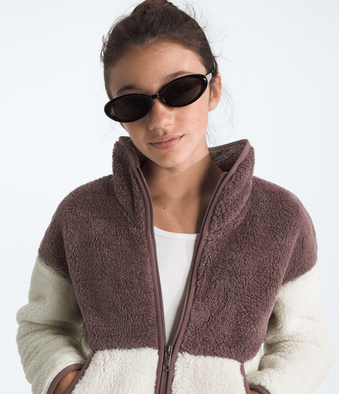 The North Face Girls’ Cabin Fleece Full-Zip Jacket