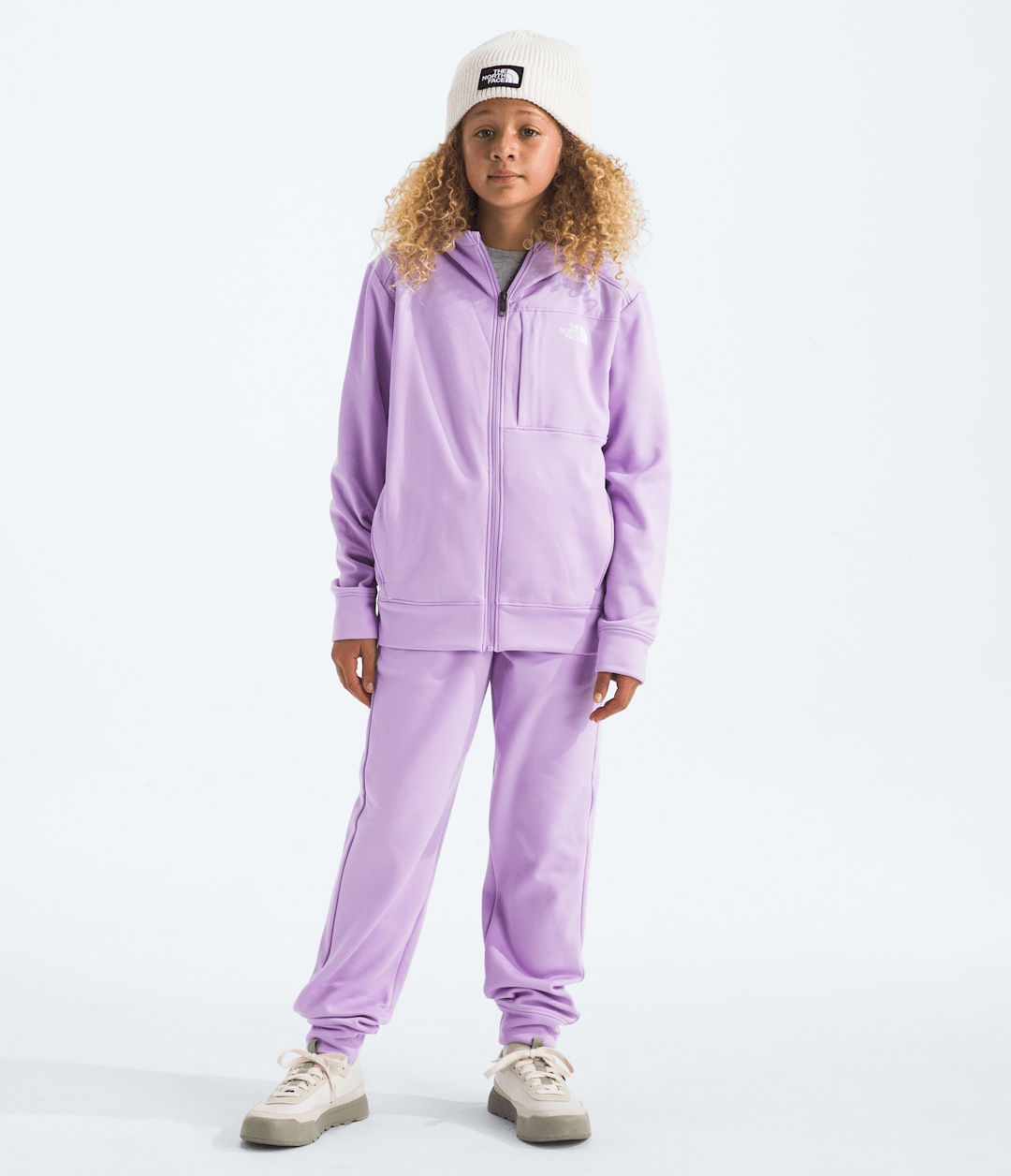 The North Face Boys’ & Girls’ TNF™ Performance Fleece Full-Zip Hooded Jacket
