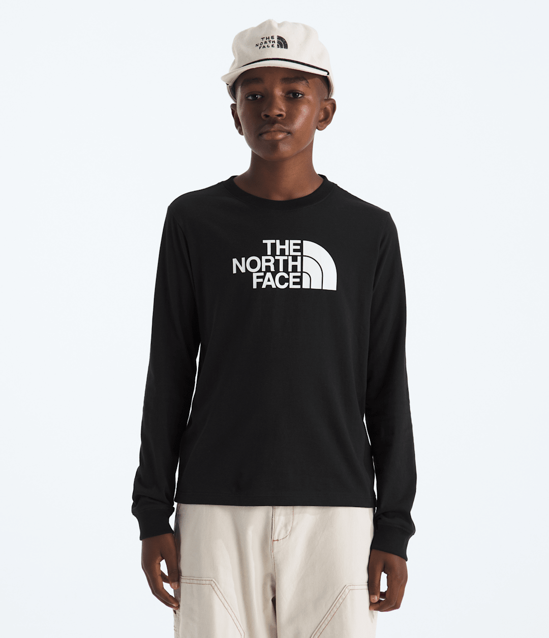 The North Face Boys’ & Girls’ Evolution Half Dome Long-Sleeve Tee