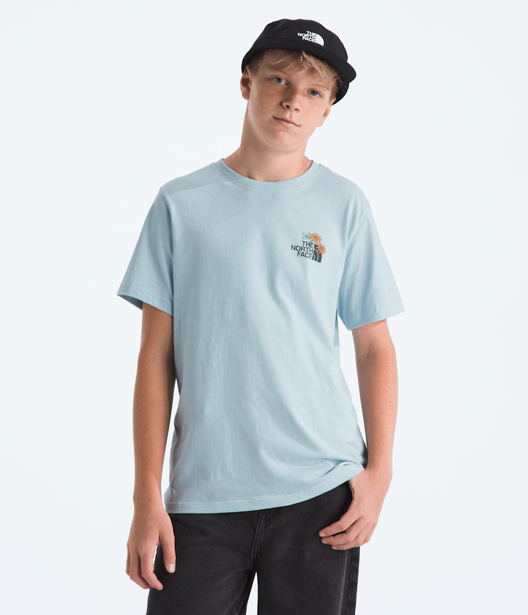 The North Face Boys’ & Girls’ Evolution Flora Short-Sleeve Tee—Graphic