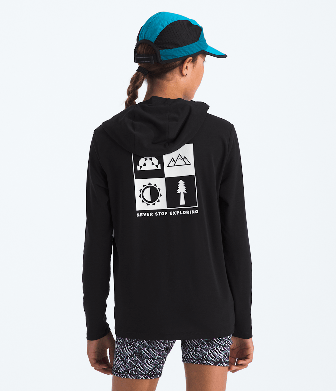 The North Face Boys’ & Girls’ Adventure Long-Sleeve Hoodie—Graphic