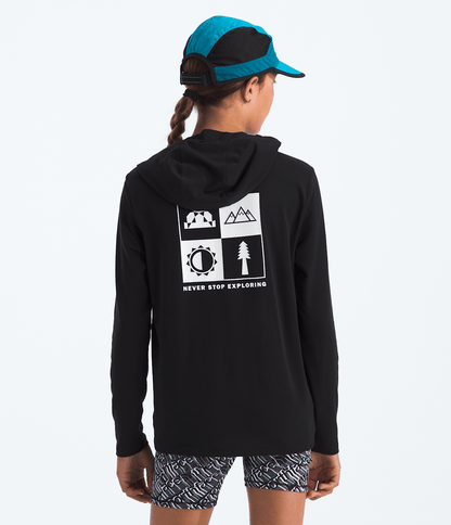 The North Face Boys’ & Girls’ Adventure Long-Sleeve Hoodie—Graphic