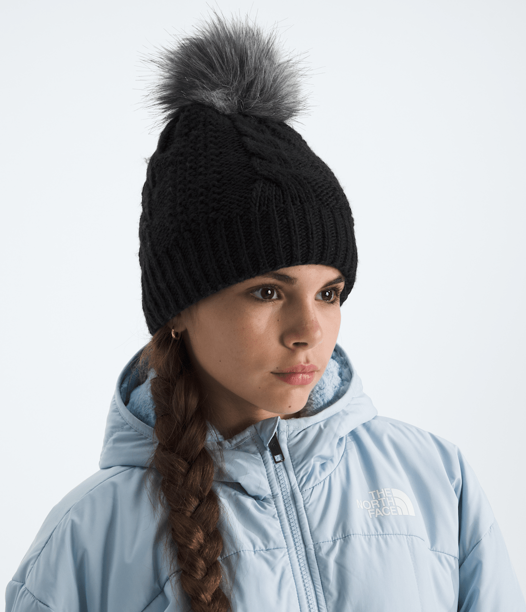 The North Face Kids’ Lined Oh Mega Fur Pom Beanie