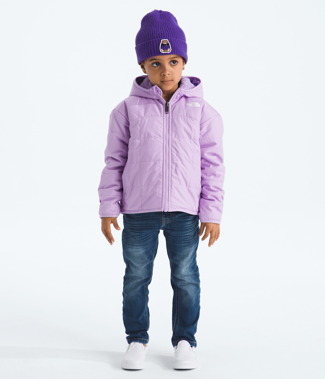 The North Face Girls’ Reversible Shasta Full-Zip Hooded Jacket