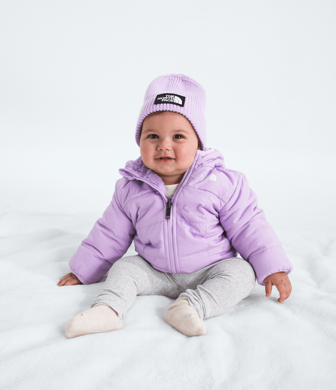 The North Face Baby Girls’ Reversible Shasta Full-Zip Hooded Jacket