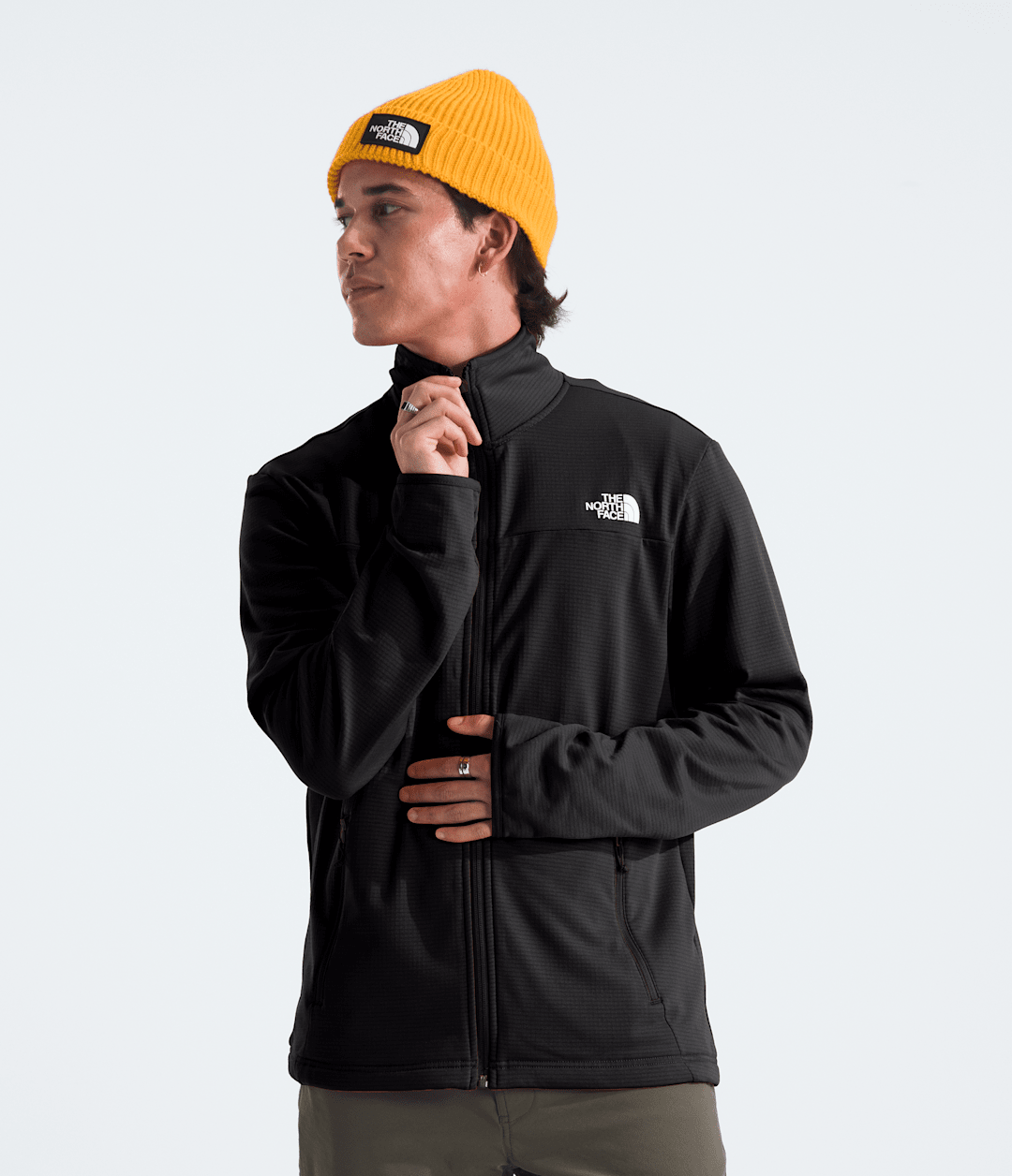 The North Face Men’s Cedar Trail Grid Fleece Full-Zip Jacket