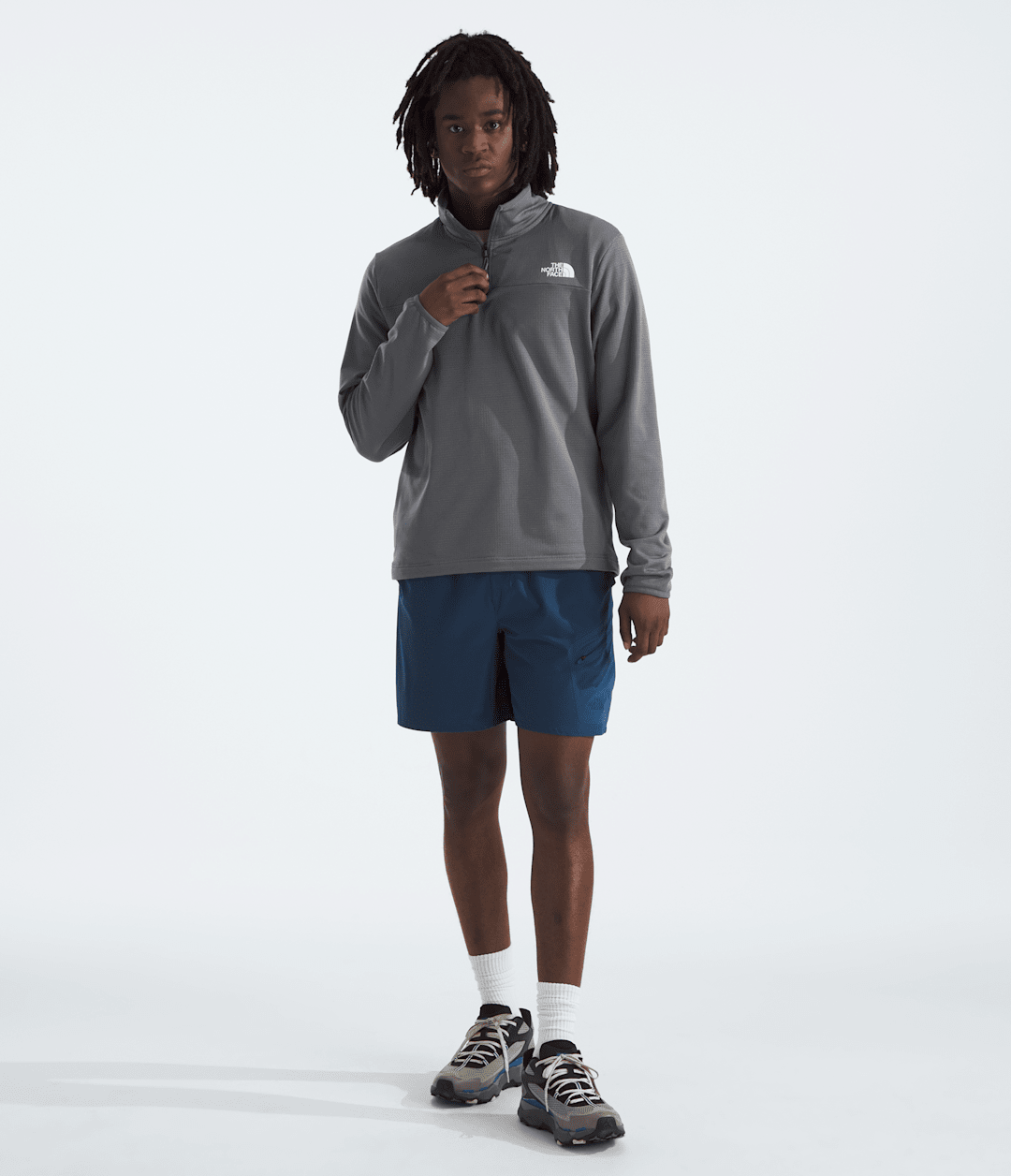 The North Face Men’s Cedar Trail Grid Fleece ¼-Zip