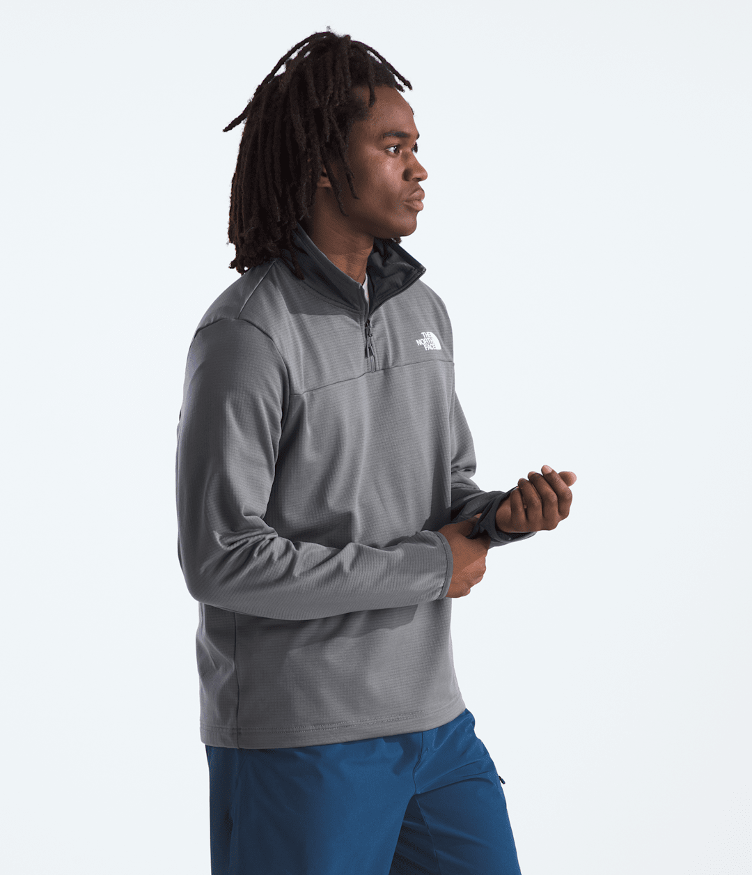 The North Face Men’s Cedar Trail Grid Fleece ¼-Zip
