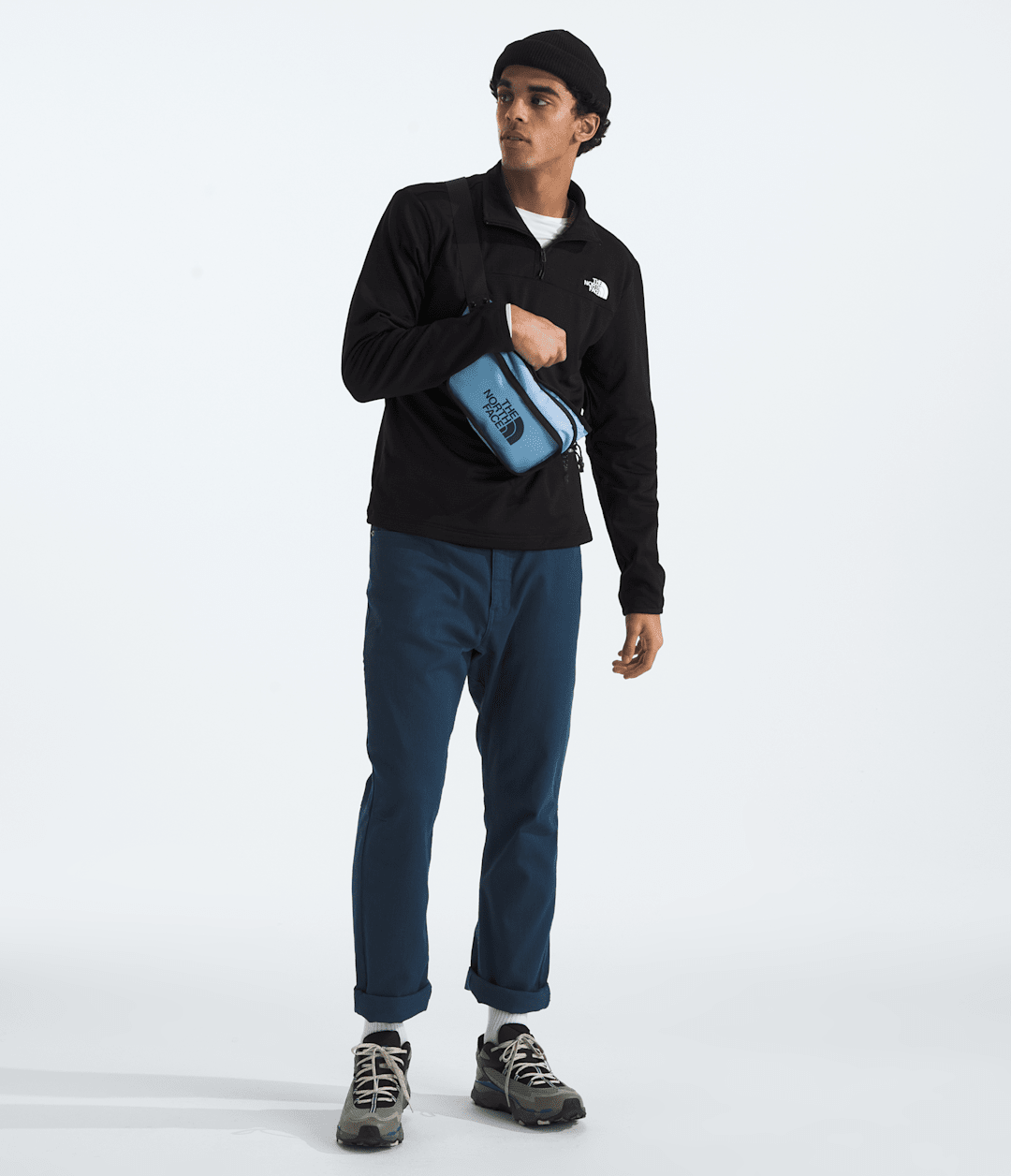 The North Face Men’s Cedar Trail Grid Fleece ¼-Zip