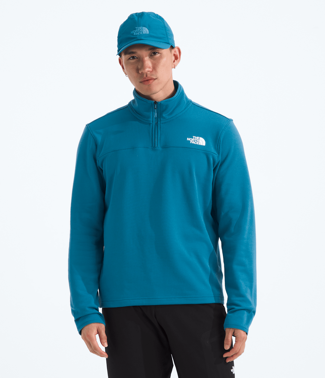 The North Face Men’s Cedar Trail Grid Fleece ¼-Zip