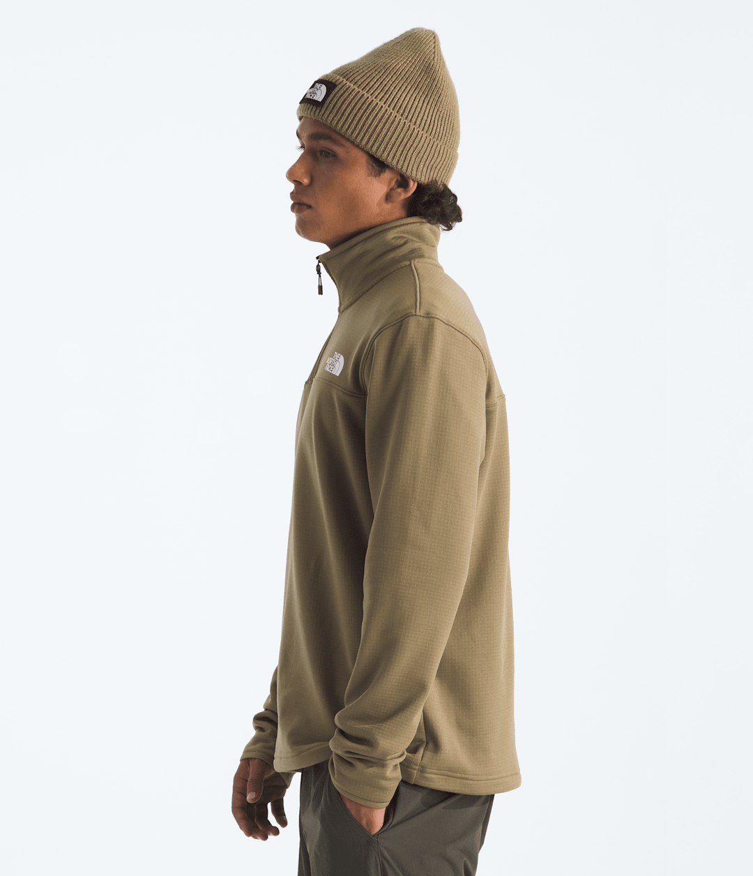 The North Face Men’s Cedar Trail Grid Fleece ¼-Zip