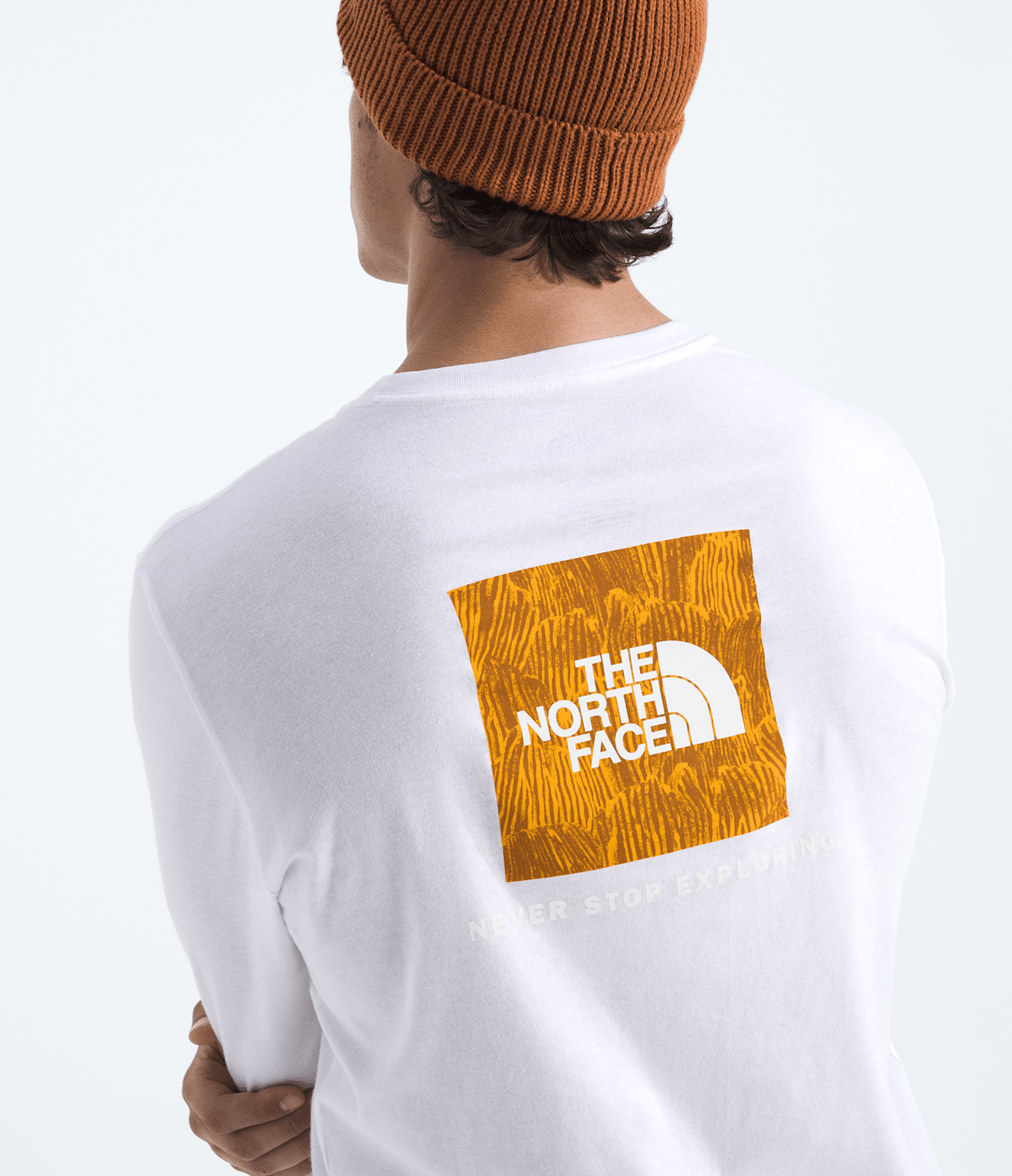 The North Face Men’s Evolution Regenerative Ink Box NSE Long-Sleeve Tee—Graphic