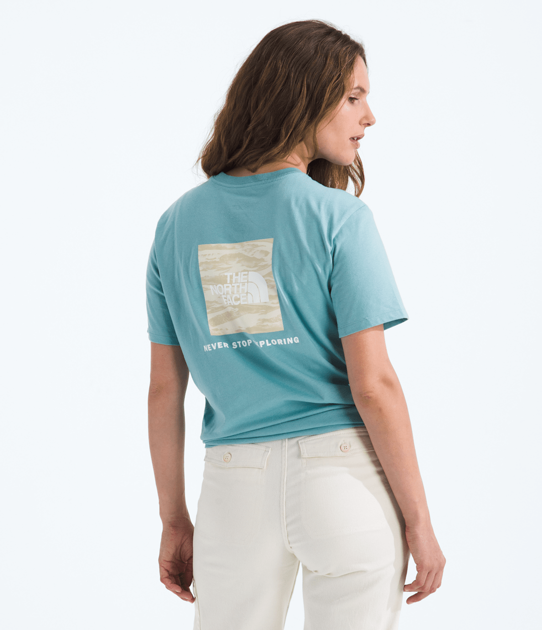 The North Face Women’s Evolution Edge Of Light Box NSE Short-Sleeve Tee—Graphic