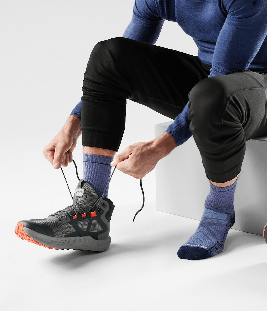 The North Face TNF X Smartwool HIKE Light Cushion Crew Socks