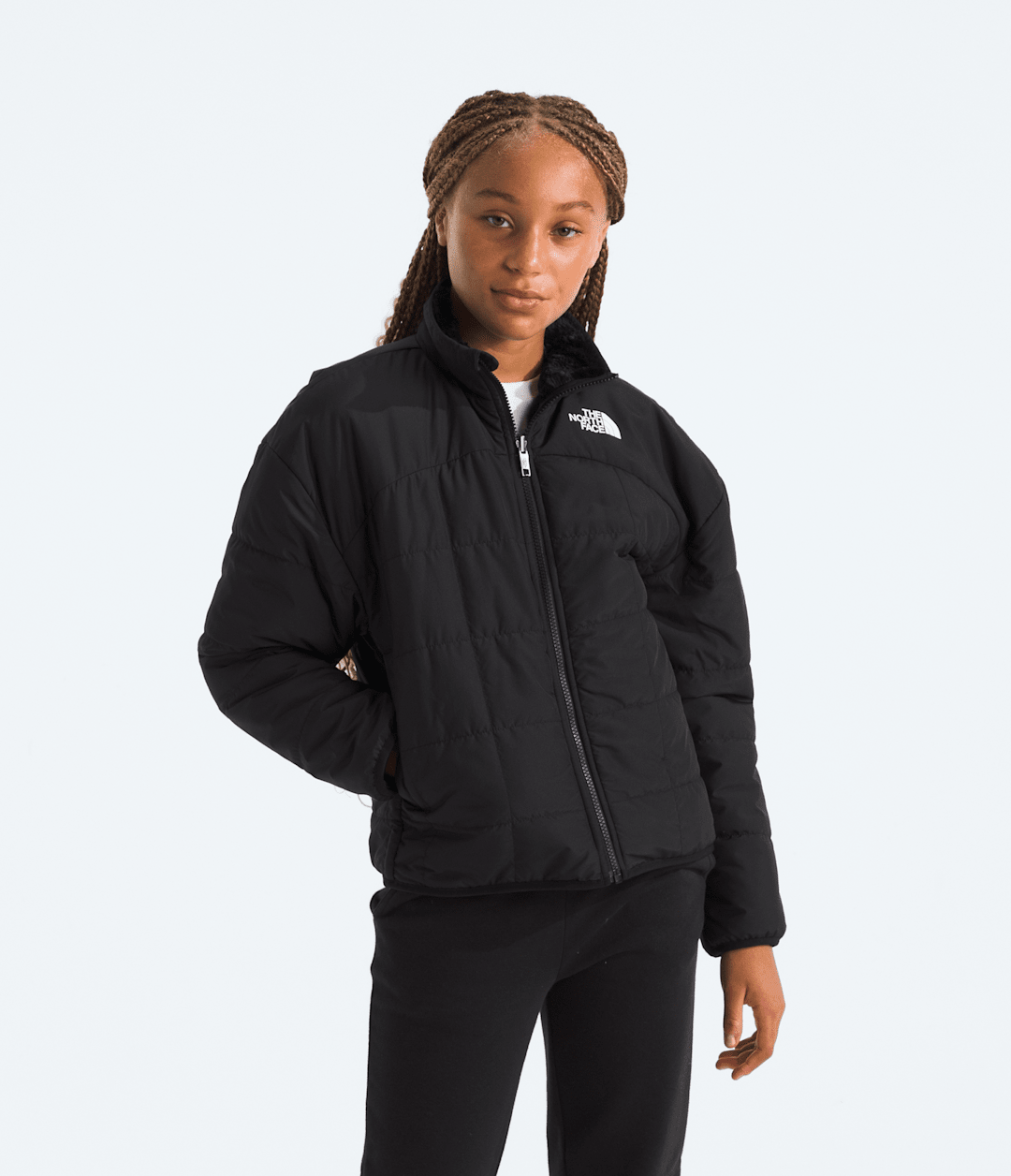 The North Face Girls’ Reversible Shasta Full-Zip Jacket