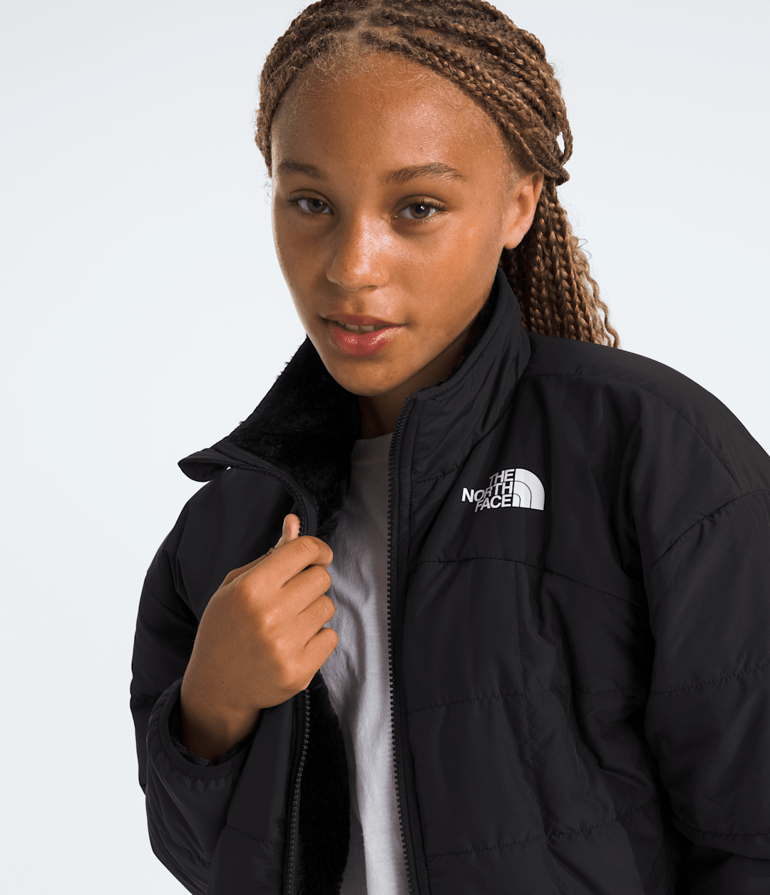 The North Face Girls’ Reversible Shasta Full-Zip Jacket