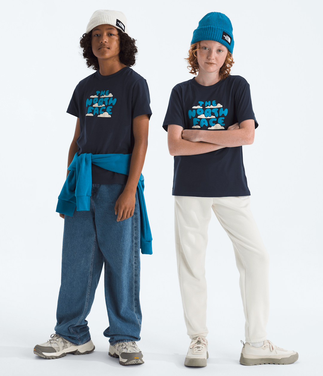 The North Face Boys’ & Girls’ Evolution Bubble Cloud Short-Sleeve Tee—Graphic
