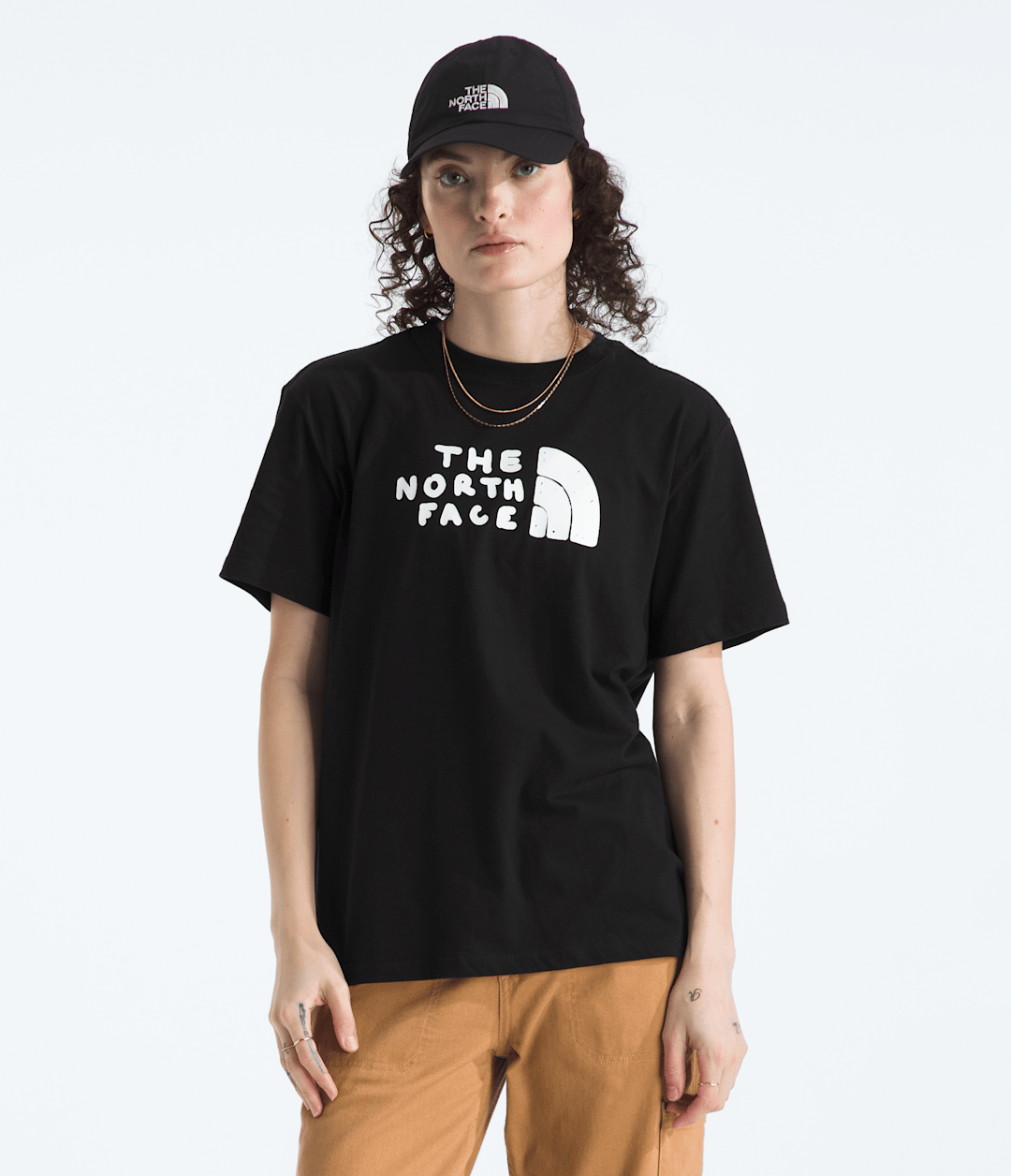 The North Face Women’s Evolution Sketch Logo Half Dome Short-Sleeve Tee—Graphic