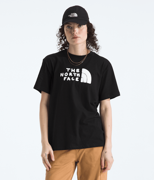 The North Face Women’s Evolution Sketch Logo Half Dome Short-Sleeve Tee—Graphic
