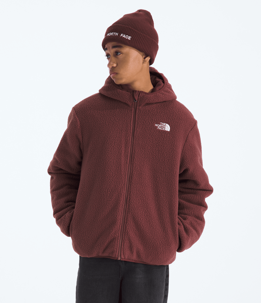 The North Face Boys’ Reversible Shasta Full-Zip Hooded Jacket