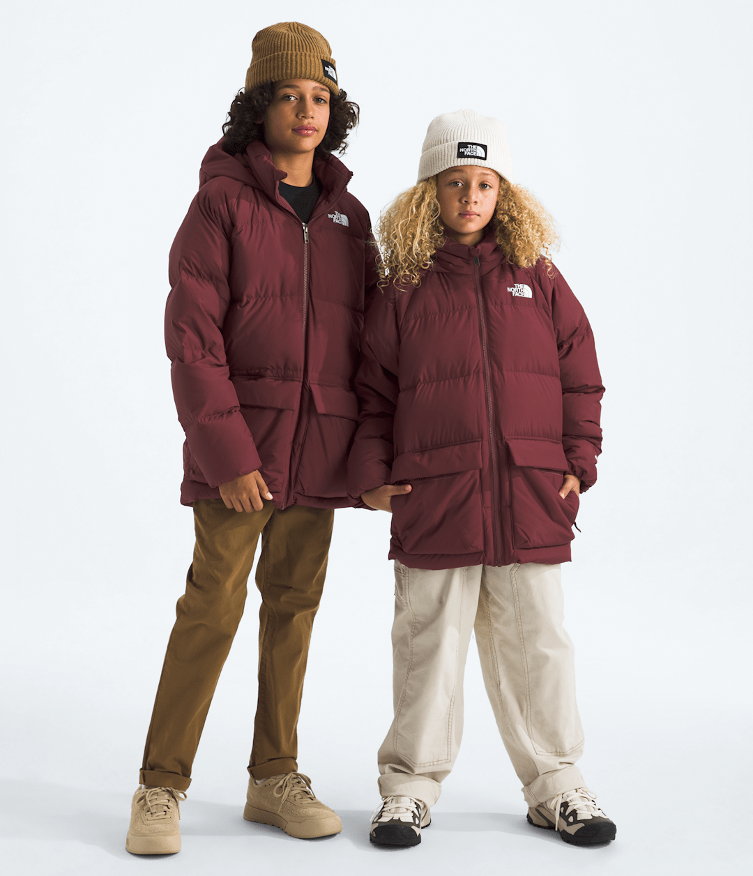 The North Face Boys’ & Girls’ North Down Fleece-Lined Short Parka