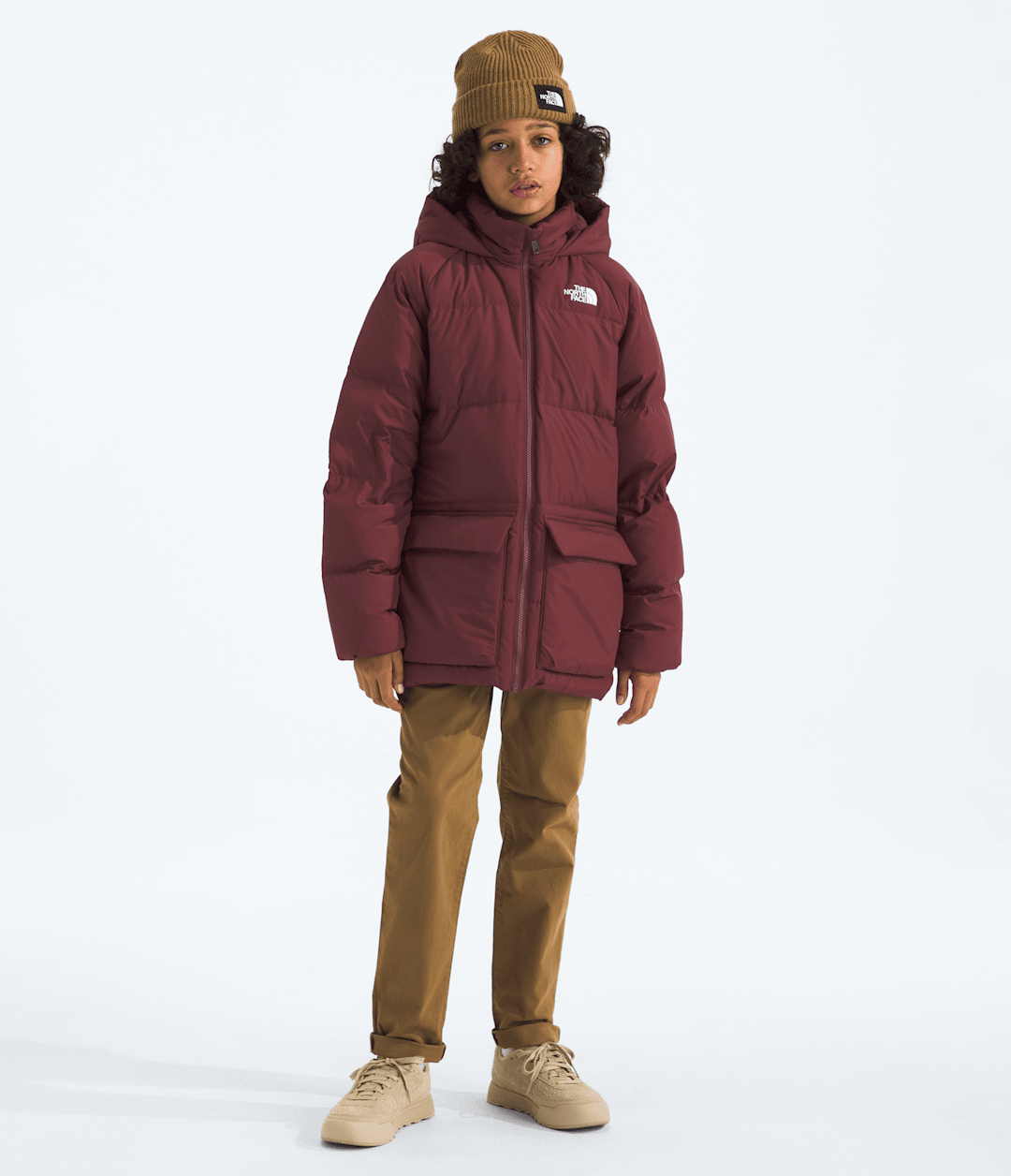The North Face Boys’ & Girls’ North Down Fleece-Lined Short Parka