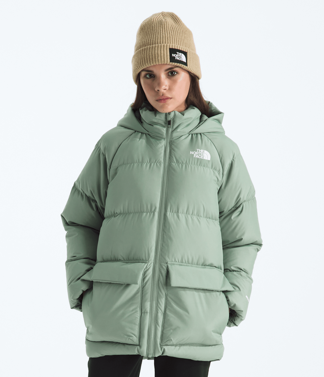 The North Face Boys’ & Girls’ North Down Fleece-Lined Short Parka