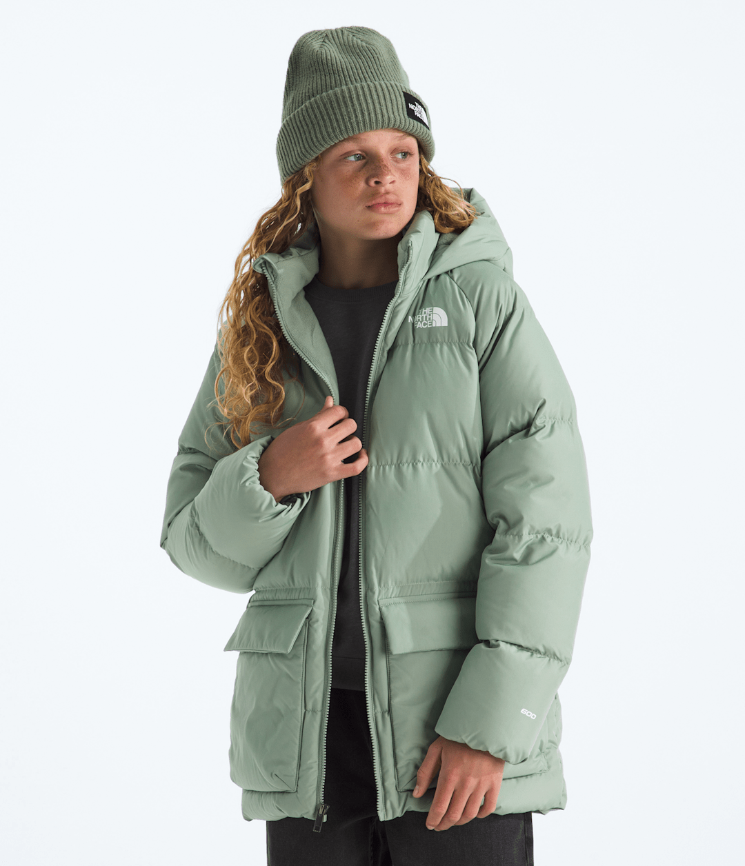 The North Face Boys’ & Girls’ North Down Fleece-Lined Short Parka