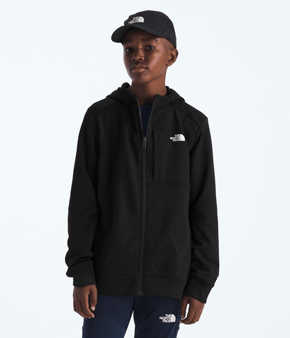 The North Face Boys’ & Girls’ TNF™ Performance Fleece Full-Zip Hooded Jacket