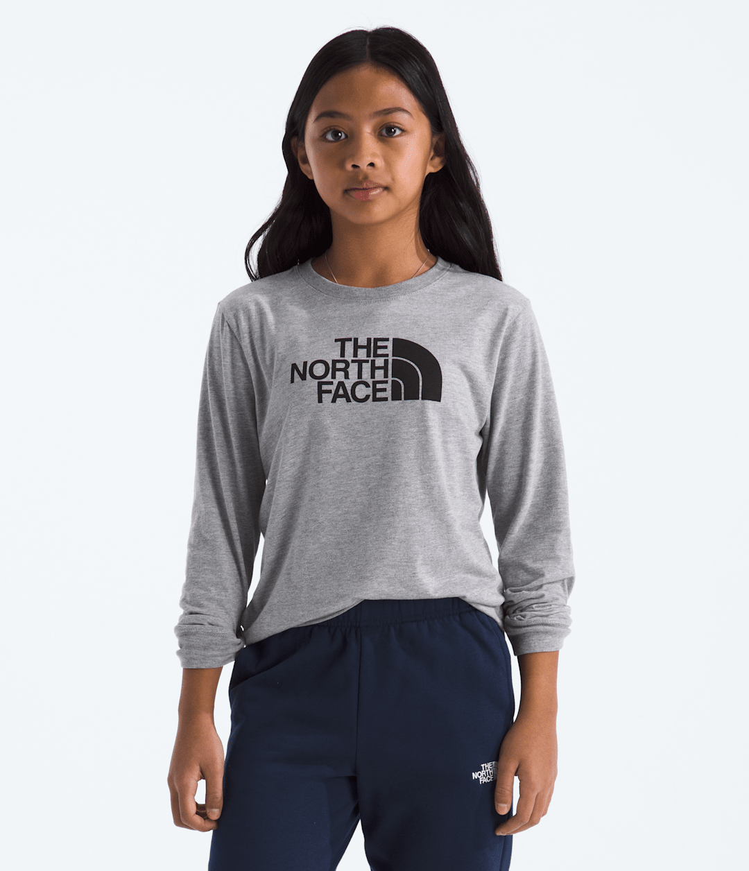 The North Face Boys’ & Girls’ Evolution Half Dome Long-Sleeve Tee