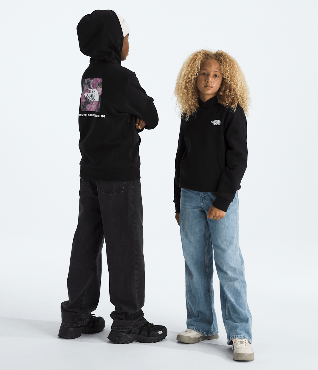 The North Face Boys’ & Girls’ Evolution Box NSE Pullover Hoodie—Graphic