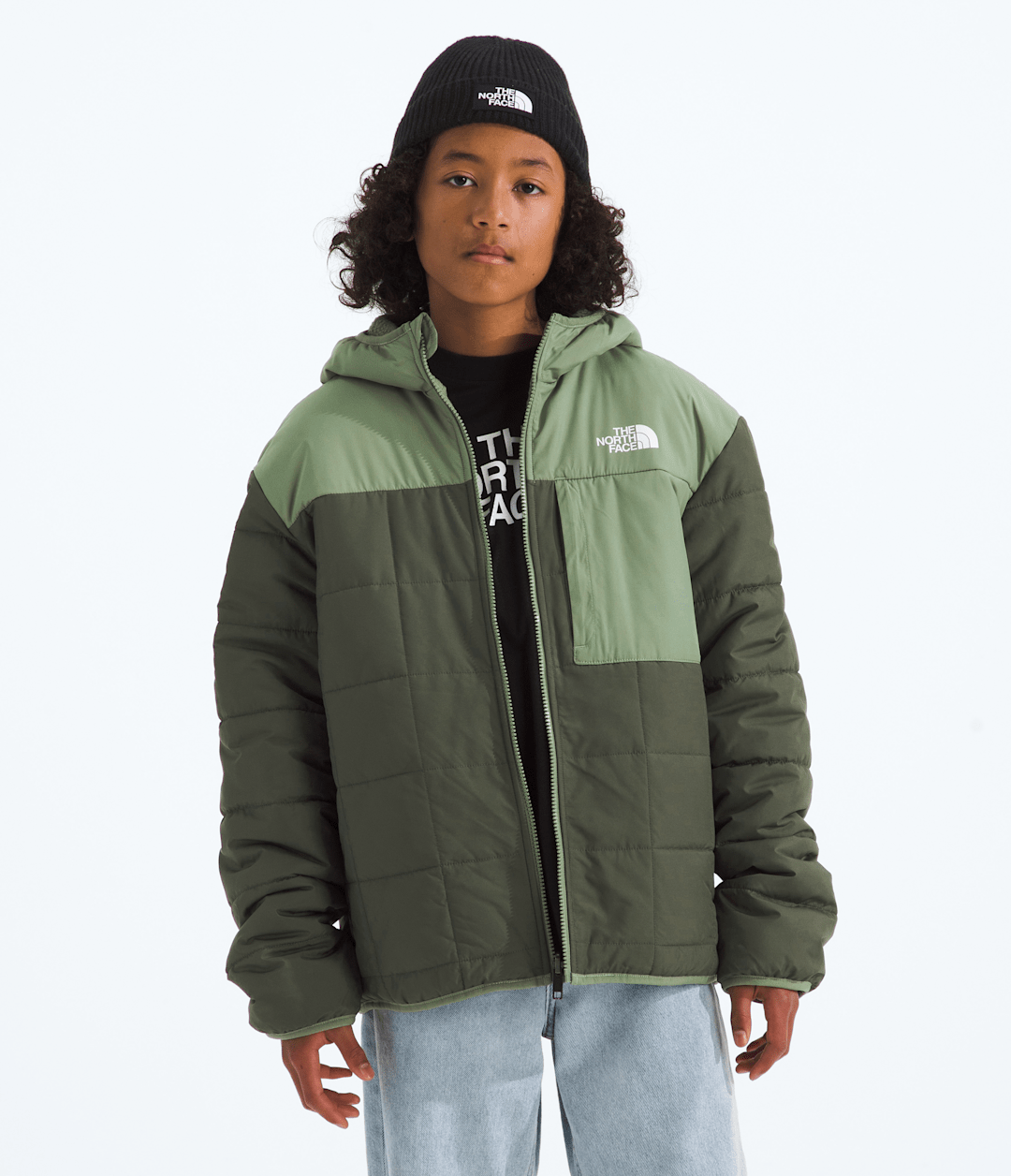The North Face Boys’ Reversible Shasta Full-Zip Hooded Jacket