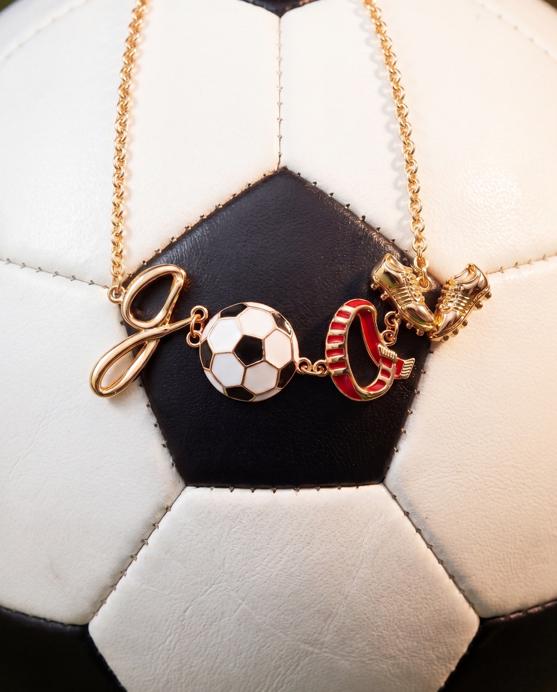 Soccer GOAL Linear Bracelet Gold | Alex and Ani