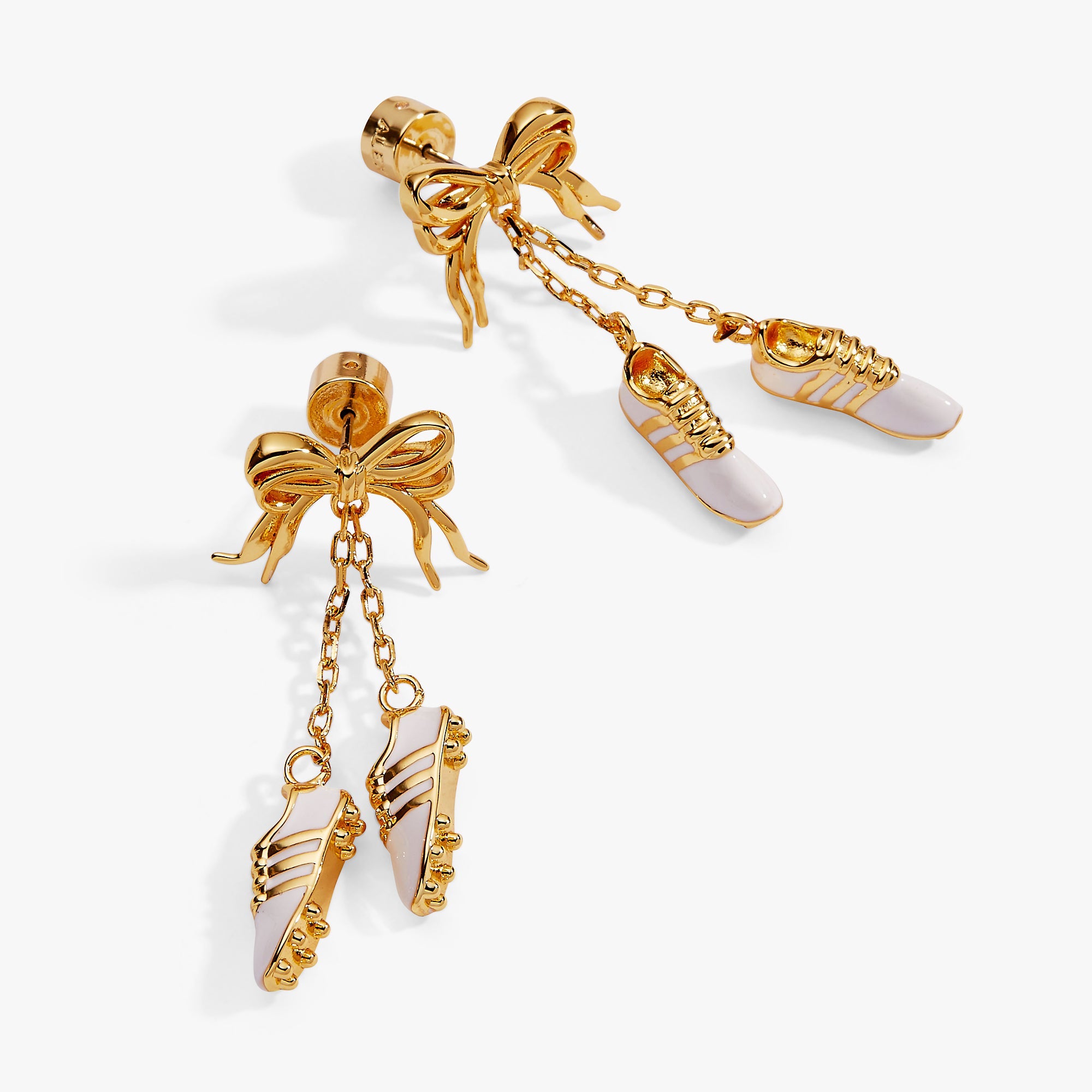 Soccer Cleats Earrings Gold | Alex and Ani