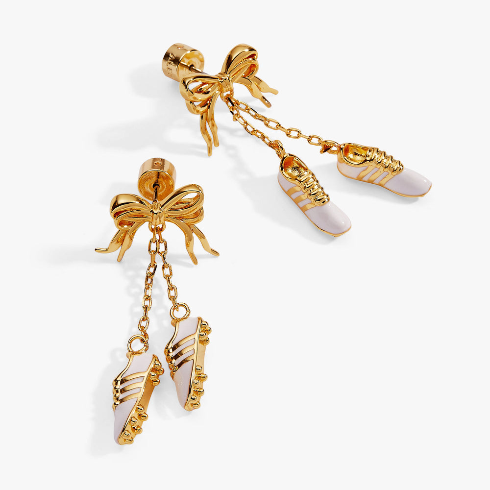 Soccer Cleats Earrings Gold | Alex and Ani