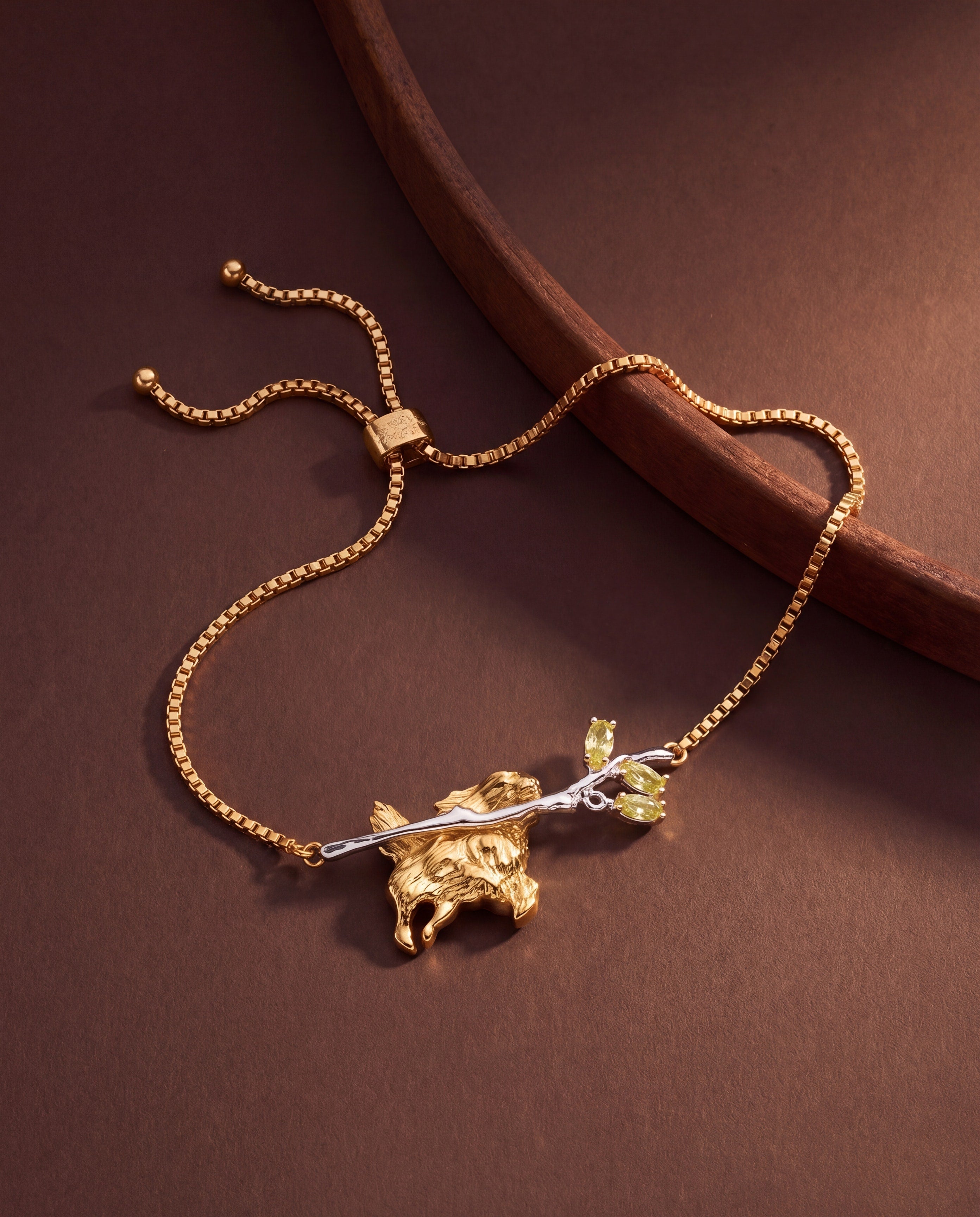 Golden Retriever Bracelet Two Tone | Alex and Ani