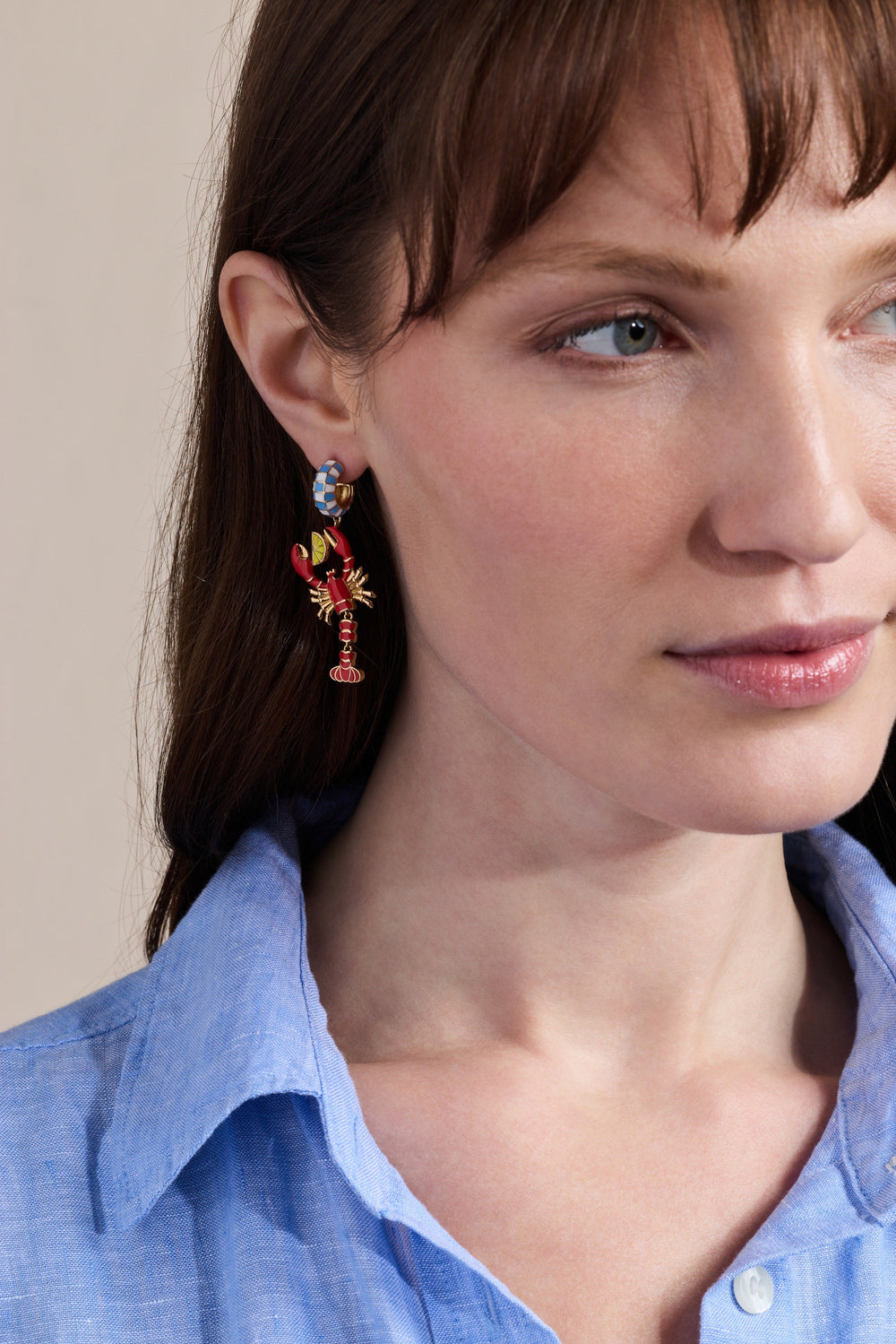 Lobster Boil Statement Earring Gold | Alex and Ani