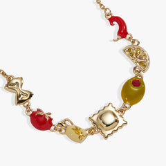 Pasta Girl Linear Bracelet Gold | Alex and Ani