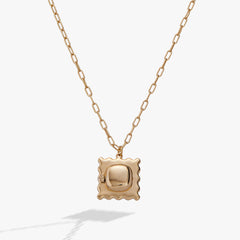 Pasta Girl 'Anything Is Pastable' Ravioli Locket Pendant Gold | Alex and Ani