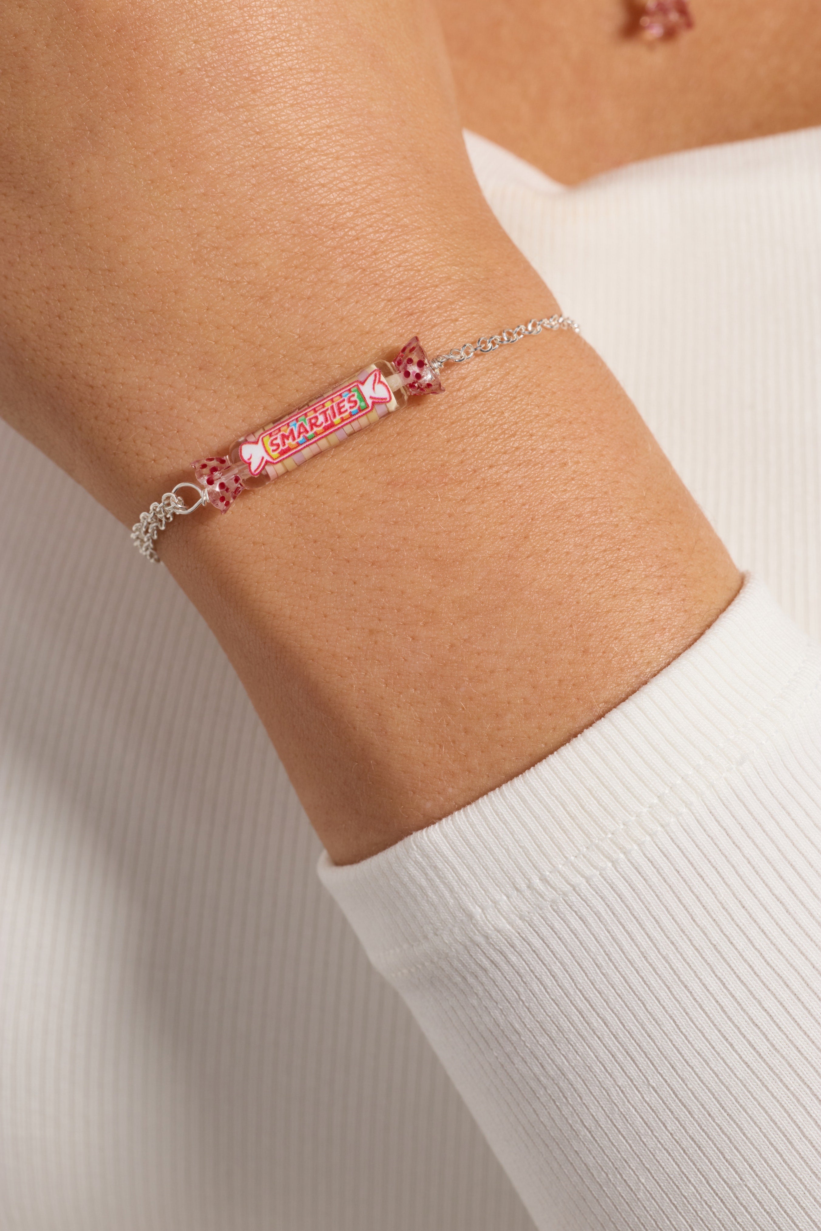 Smarties® Pull Chain Bracelet Silver | Alex and Ani
