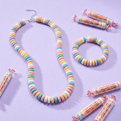 Smarties® Candy Stretch Bracelet Silver | Alex and Ani