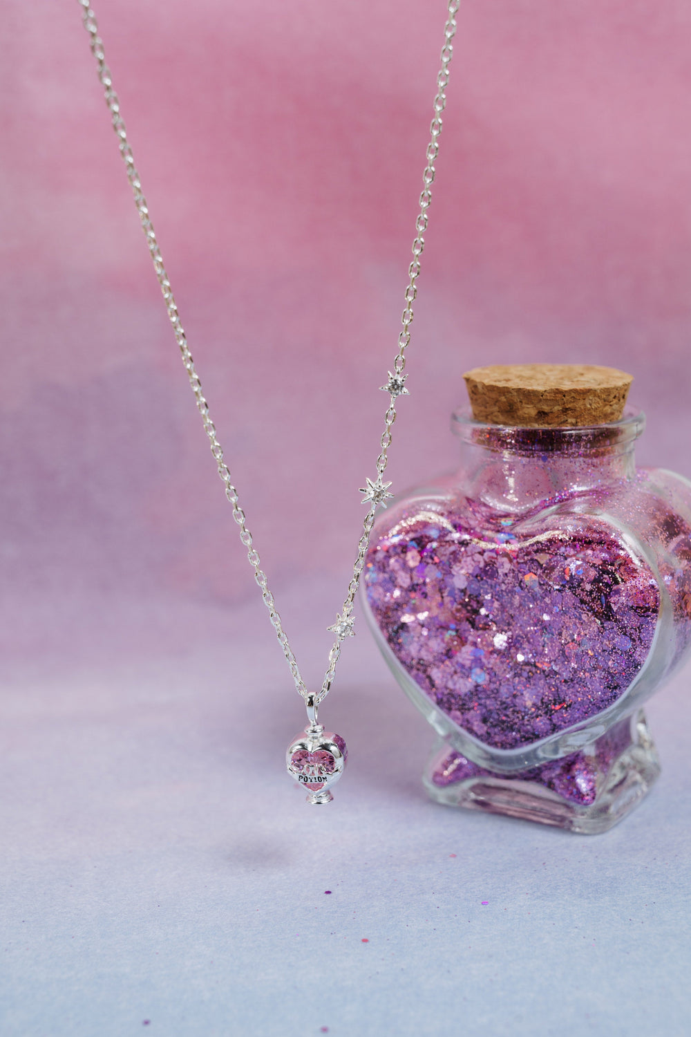 Harry Potter™ Love Potion Crystal Pendant Necklace Silver | Alex and Ani