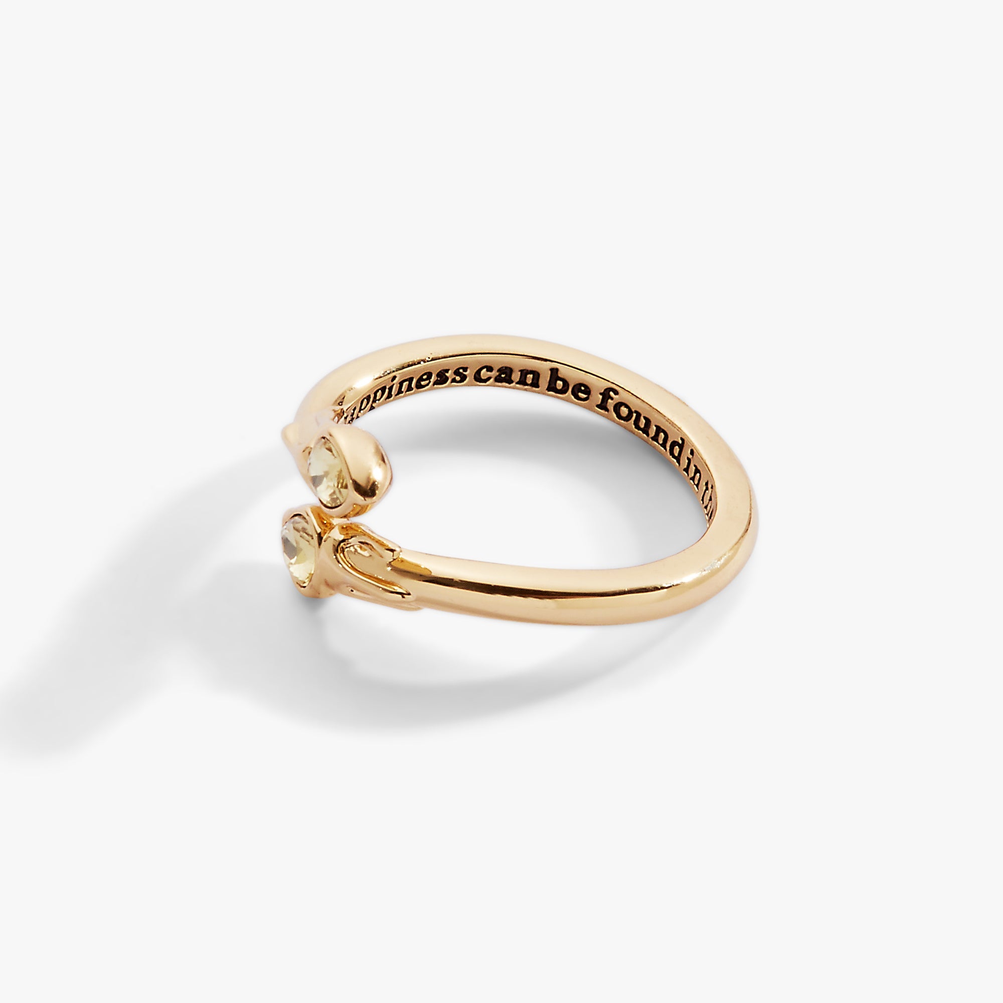 Harry Potter™ Great Hall Candle wrap ring Gold | Alex and Ani