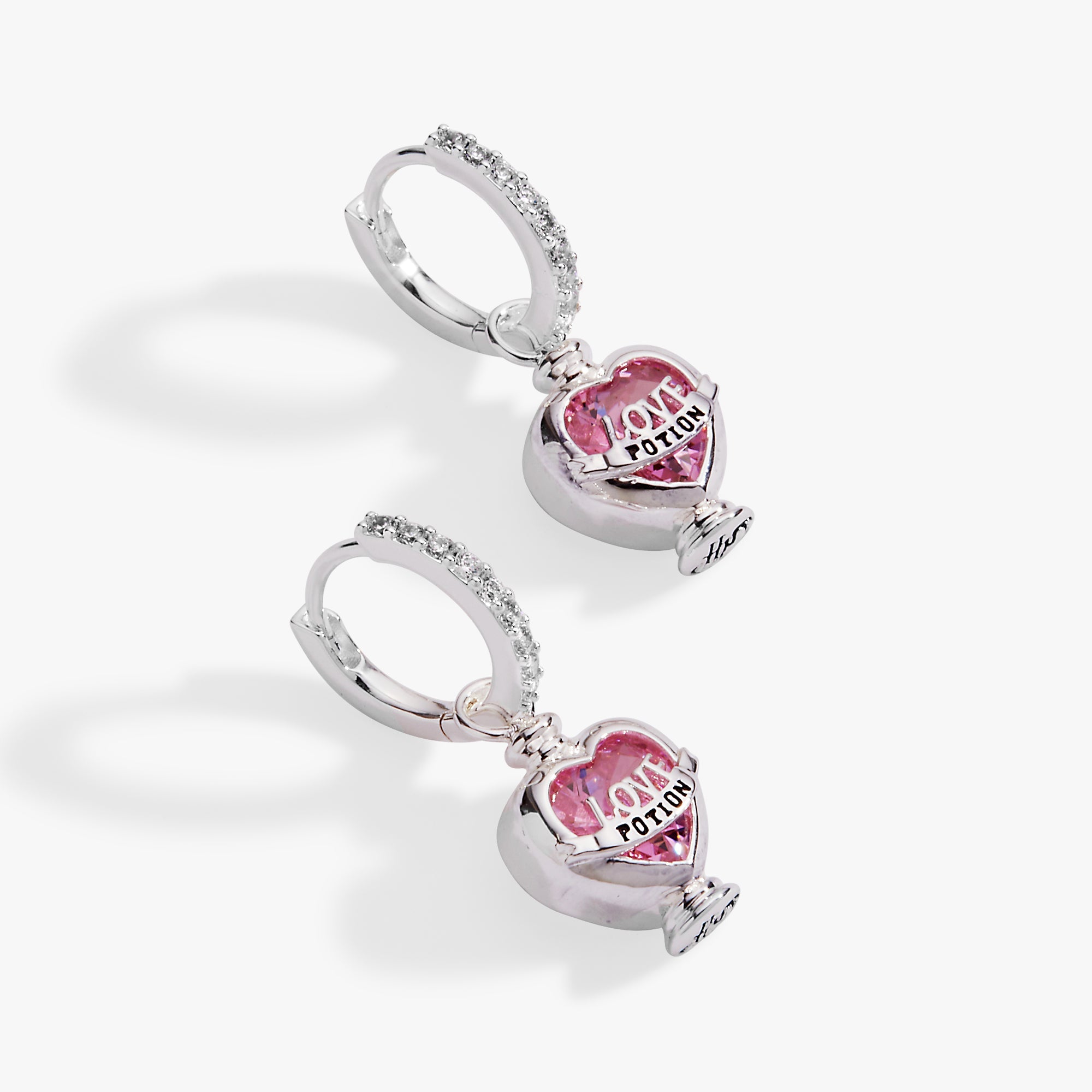 Harry Potter™ Love Potion Crystal Huggie Hoop Earring Silver | Alex and Ani
