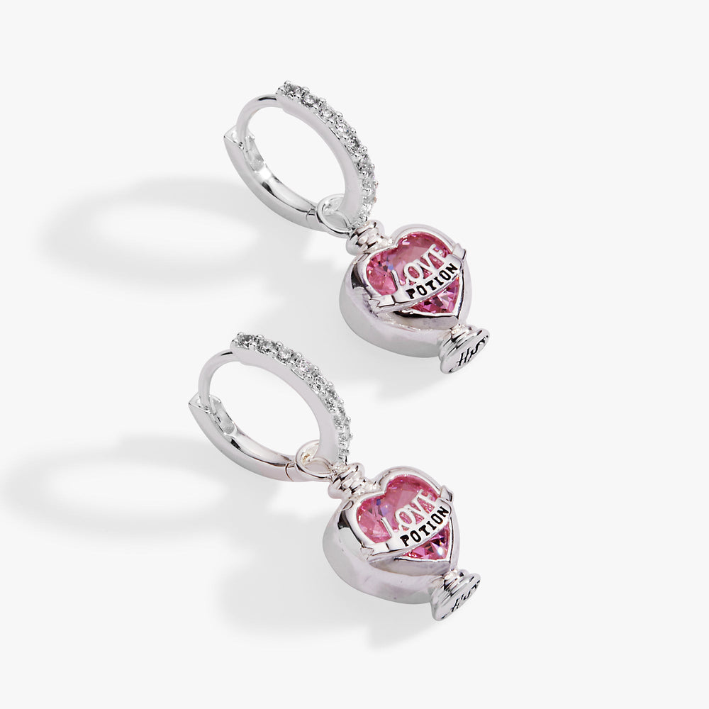 Harry Potter™ Love Potion Crystal Huggie Hoop Earring Silver | Alex and Ani