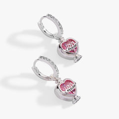 Harry Potter™ Love Potion Crystal Huggie Hoop Earring Silver | Alex and Ani