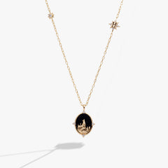 Harry Potter™ Hogwarts Pendant Necklace Gold | Alex and Ani