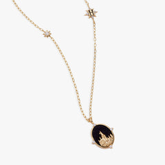 Harry Potter™ Hogwarts Pendant Necklace Gold | Alex and Ani
